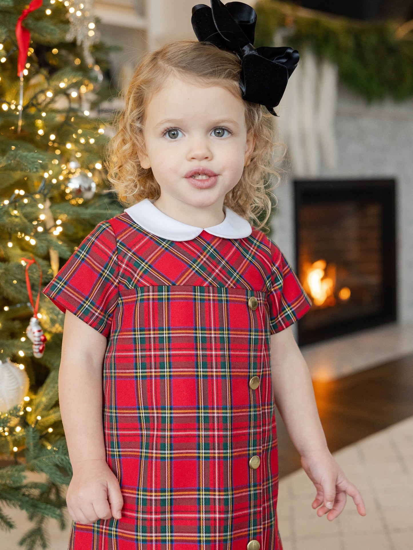 Florence Eiseman Plaid Dress With Buttons