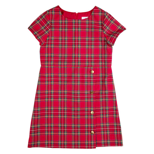 Florence Eiseman Plaid Dress With Buttons