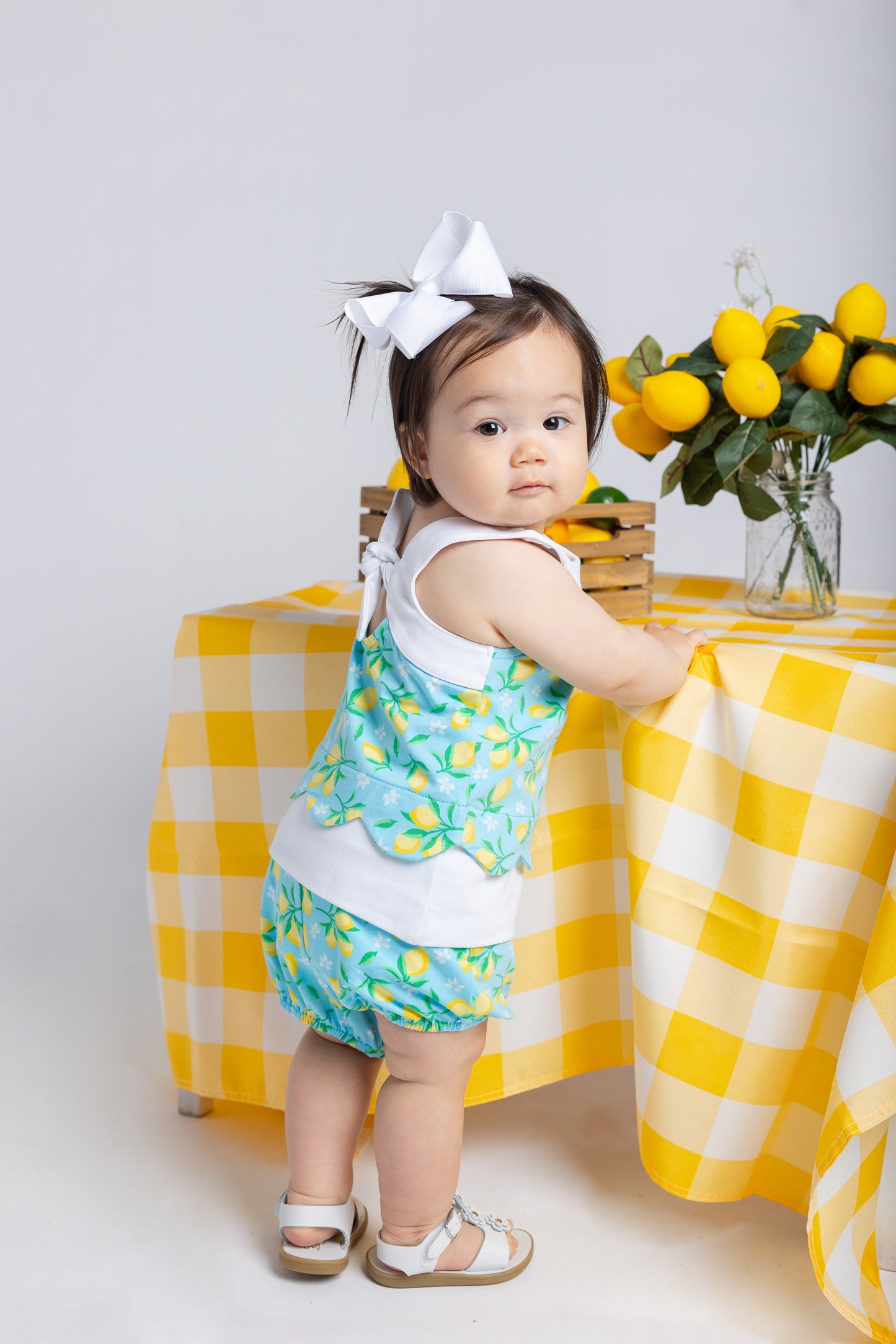 Florence Eiseman Lemon Dress Set