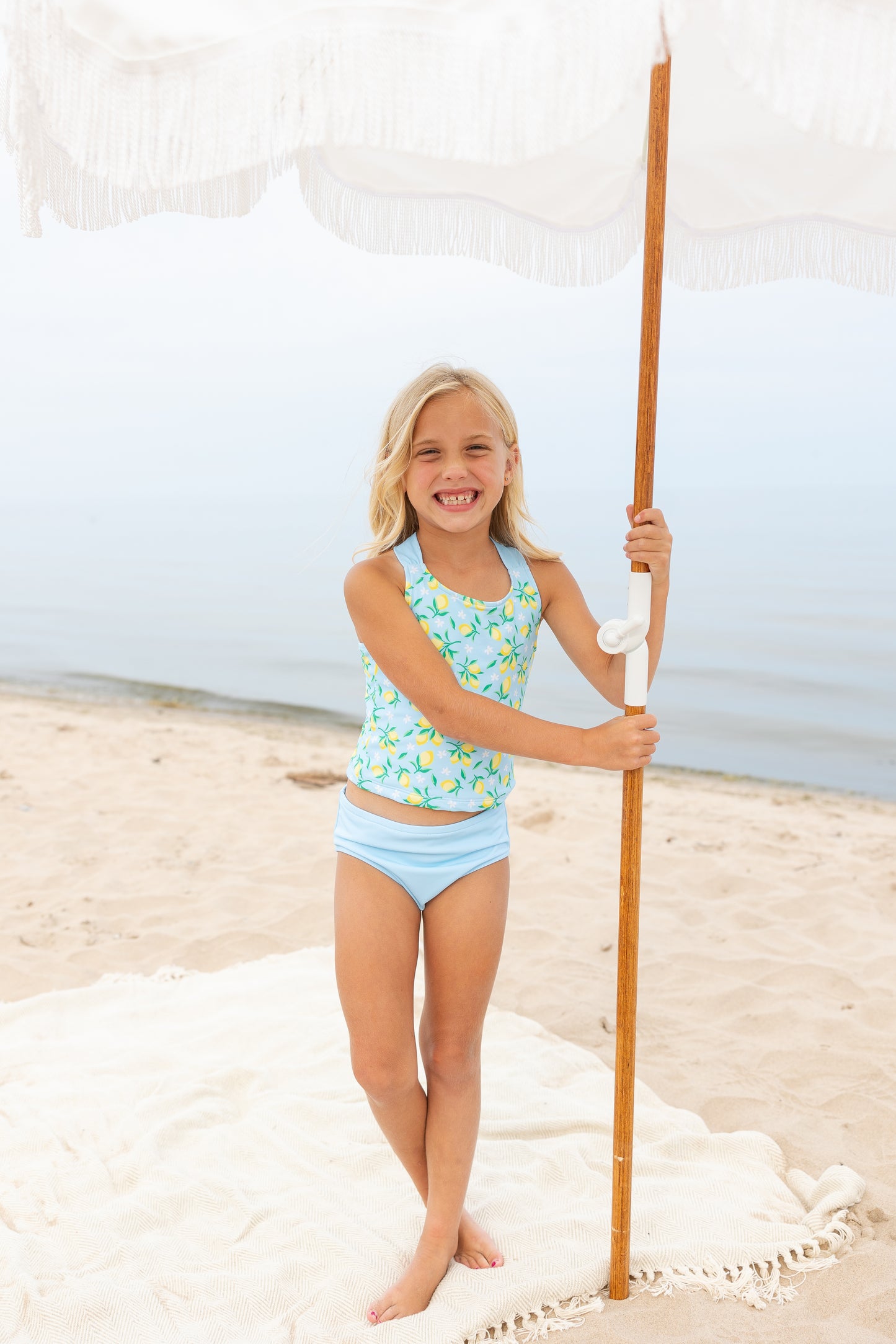 Florence Eiseman Lemon Print Tankini