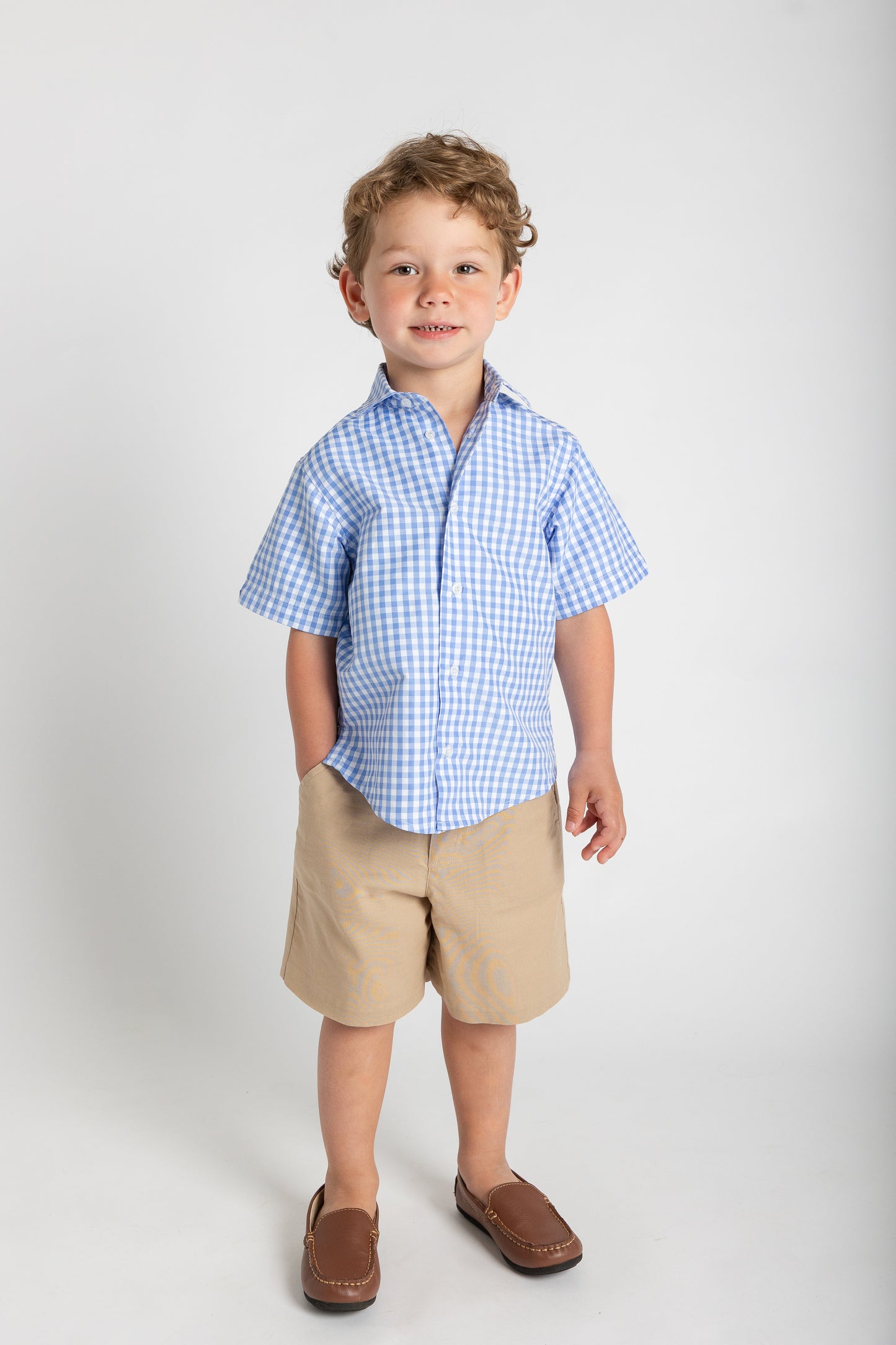 Florence Eiseman Gingham Camp Shirt