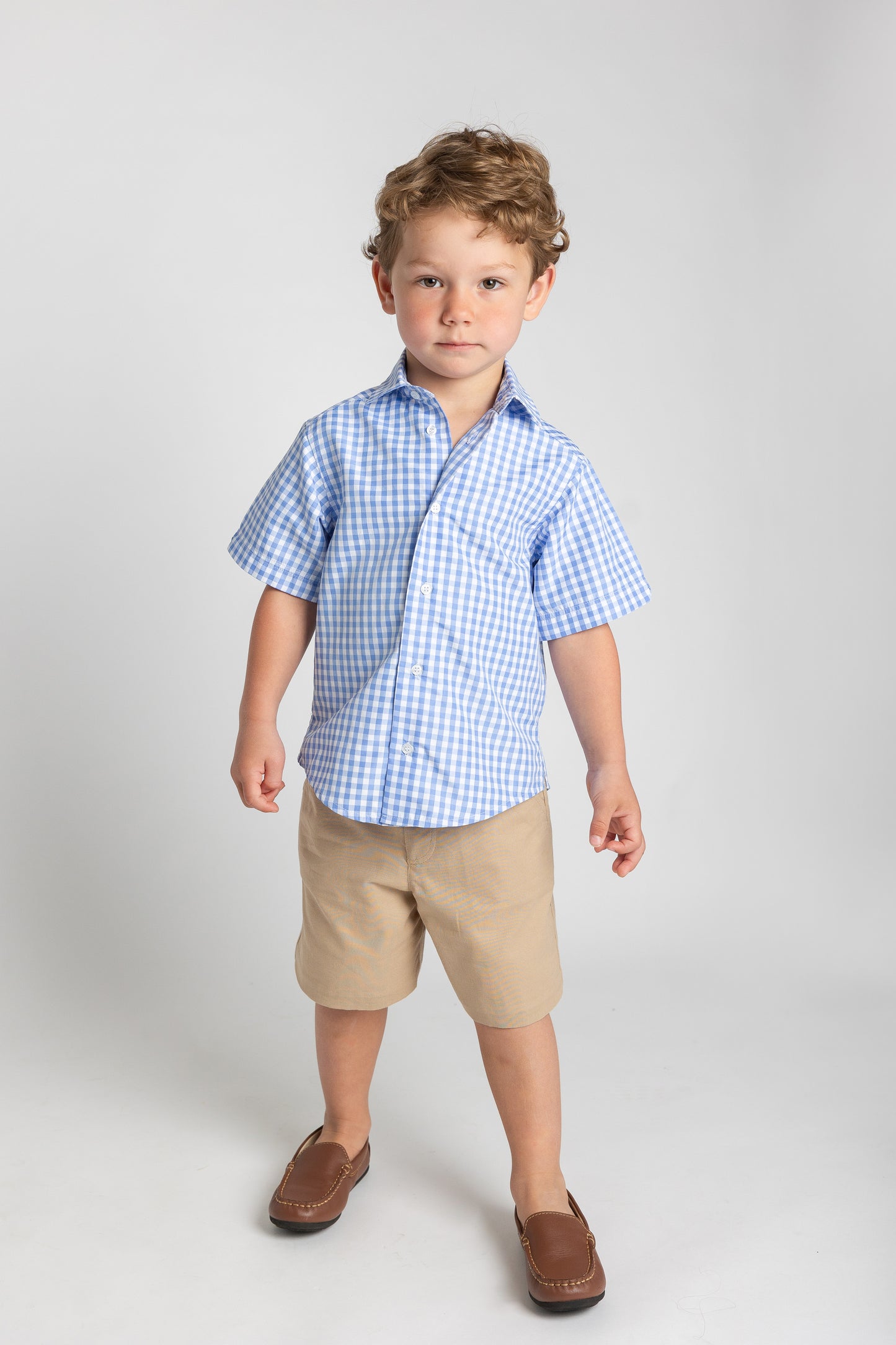 Florence Eiseman Gingham Camp Shirt