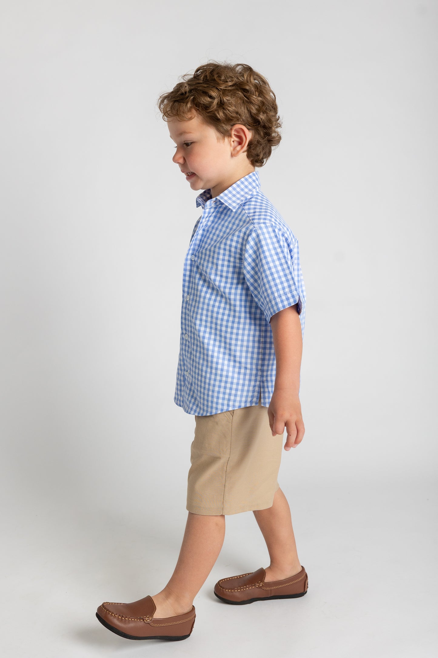 Florence Eiseman Gingham Camp Shirt