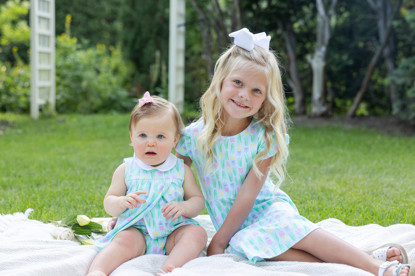 Florence Eiseman Tulip Knit Twirl Dress