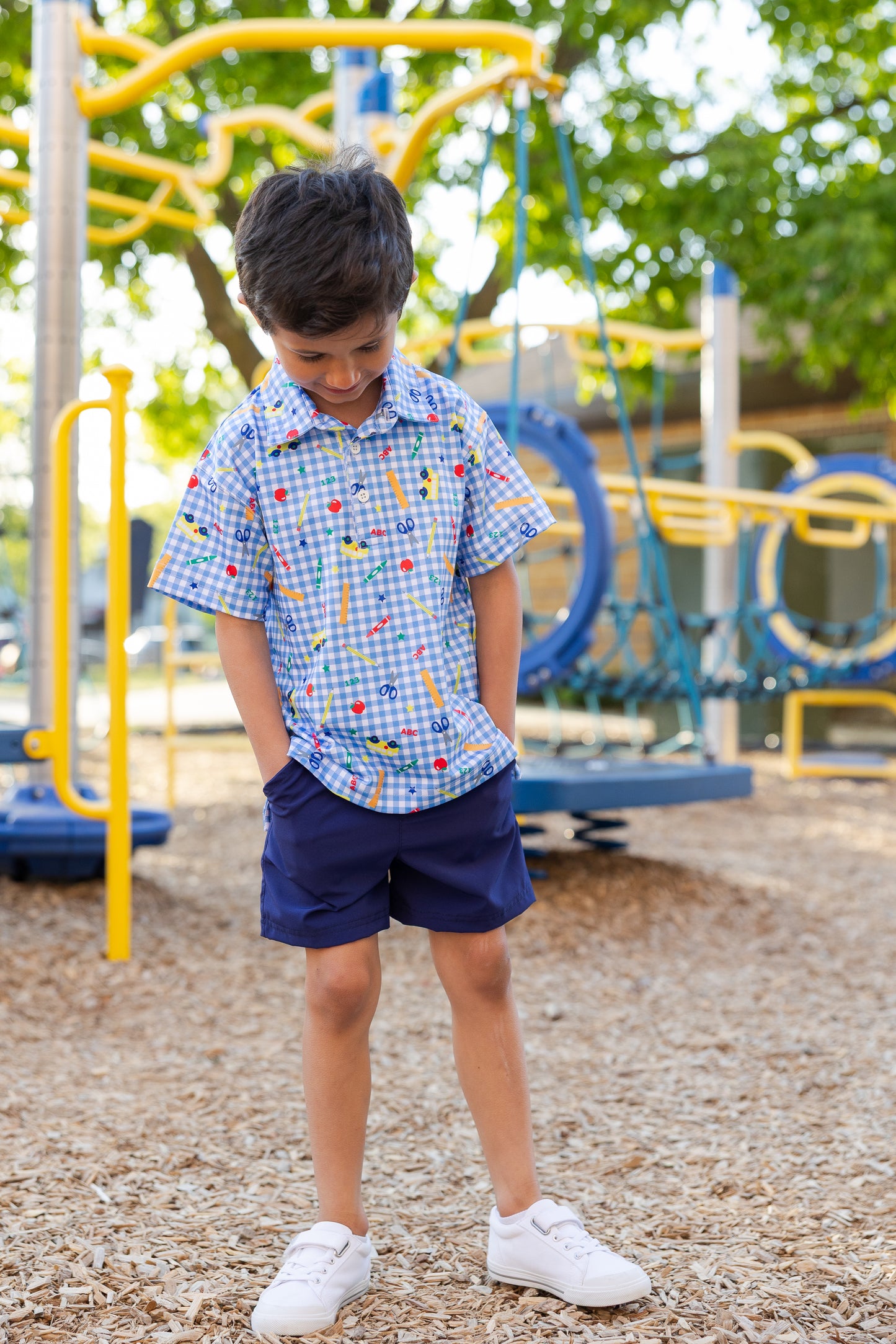 Florence Eiseman Knit School Performance Polo