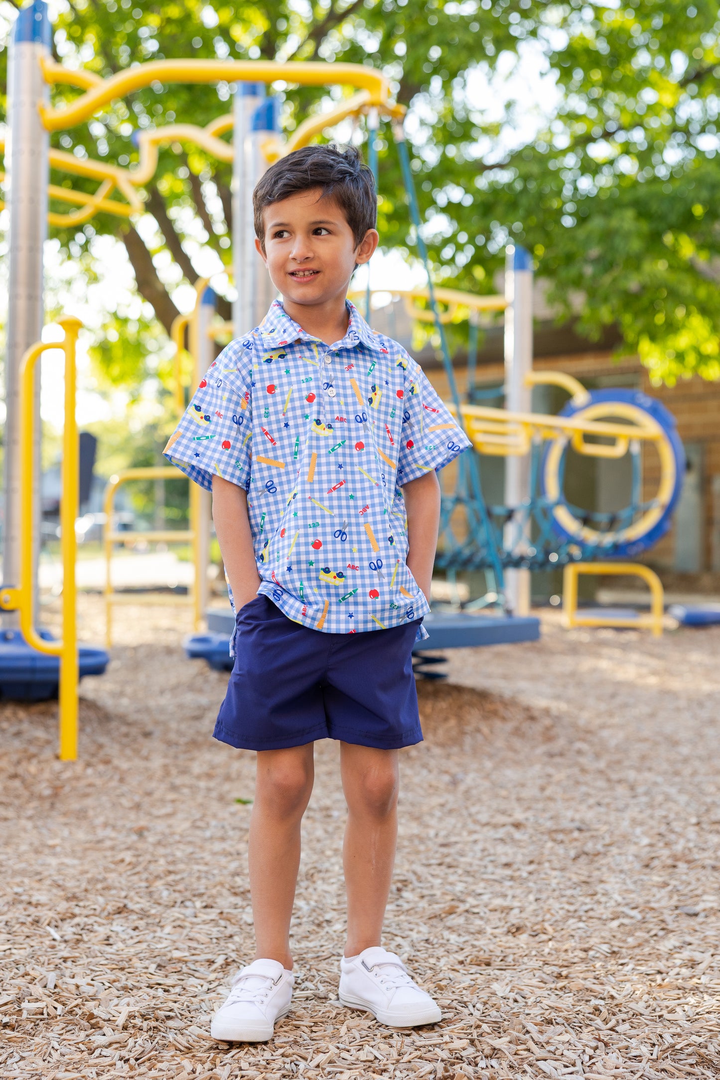 Florence Eiseman Knit School Performance Polo