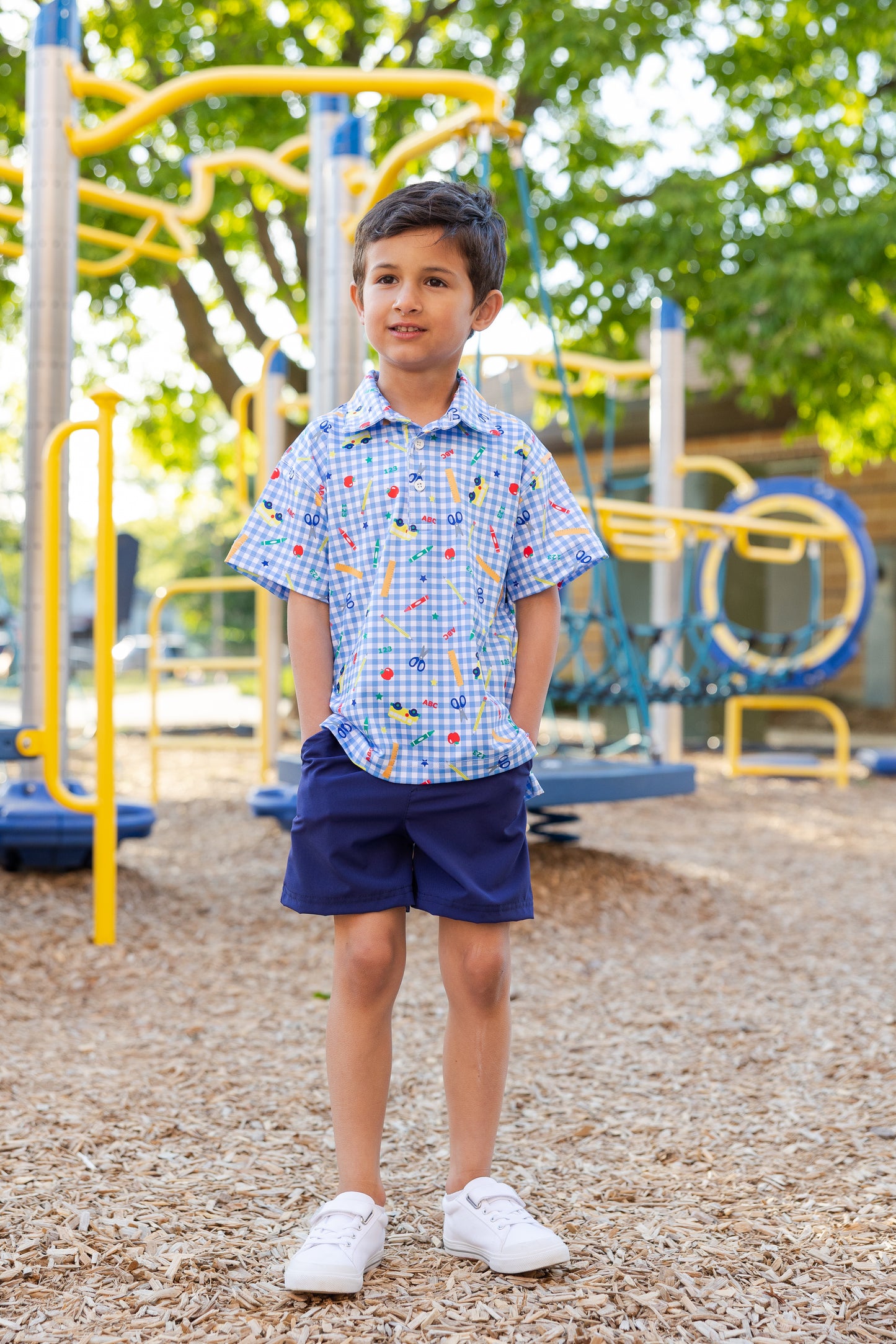 Florence Eiseman Knit School Performance Polo