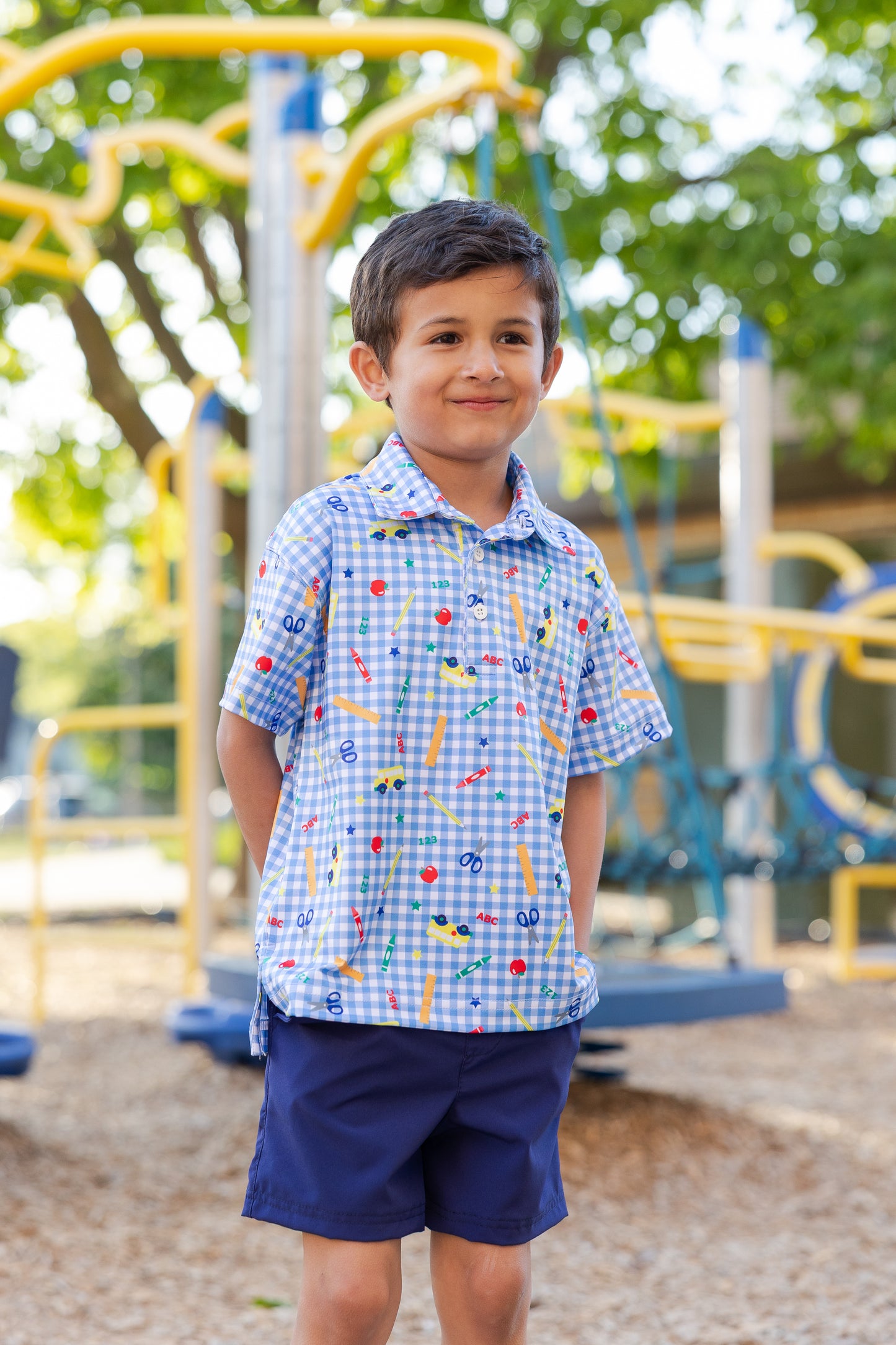 Florence Eiseman Knit School Performance Polo