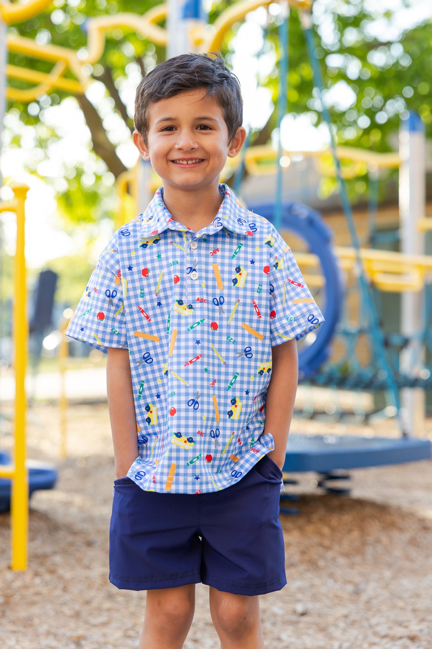 Florence Eiseman Knit School Performance Polo