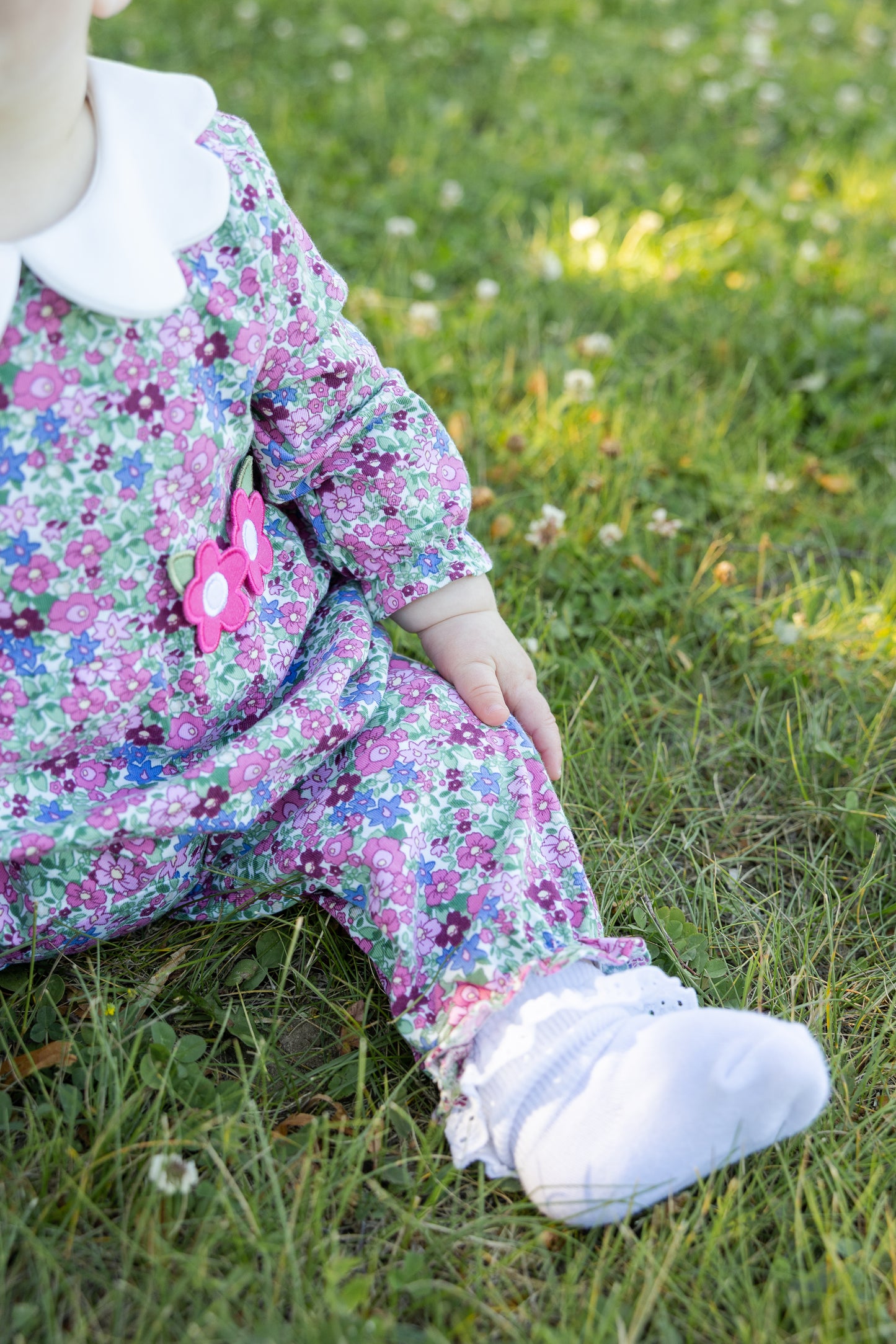 Florence Eiseman Floral Romper With Flowers