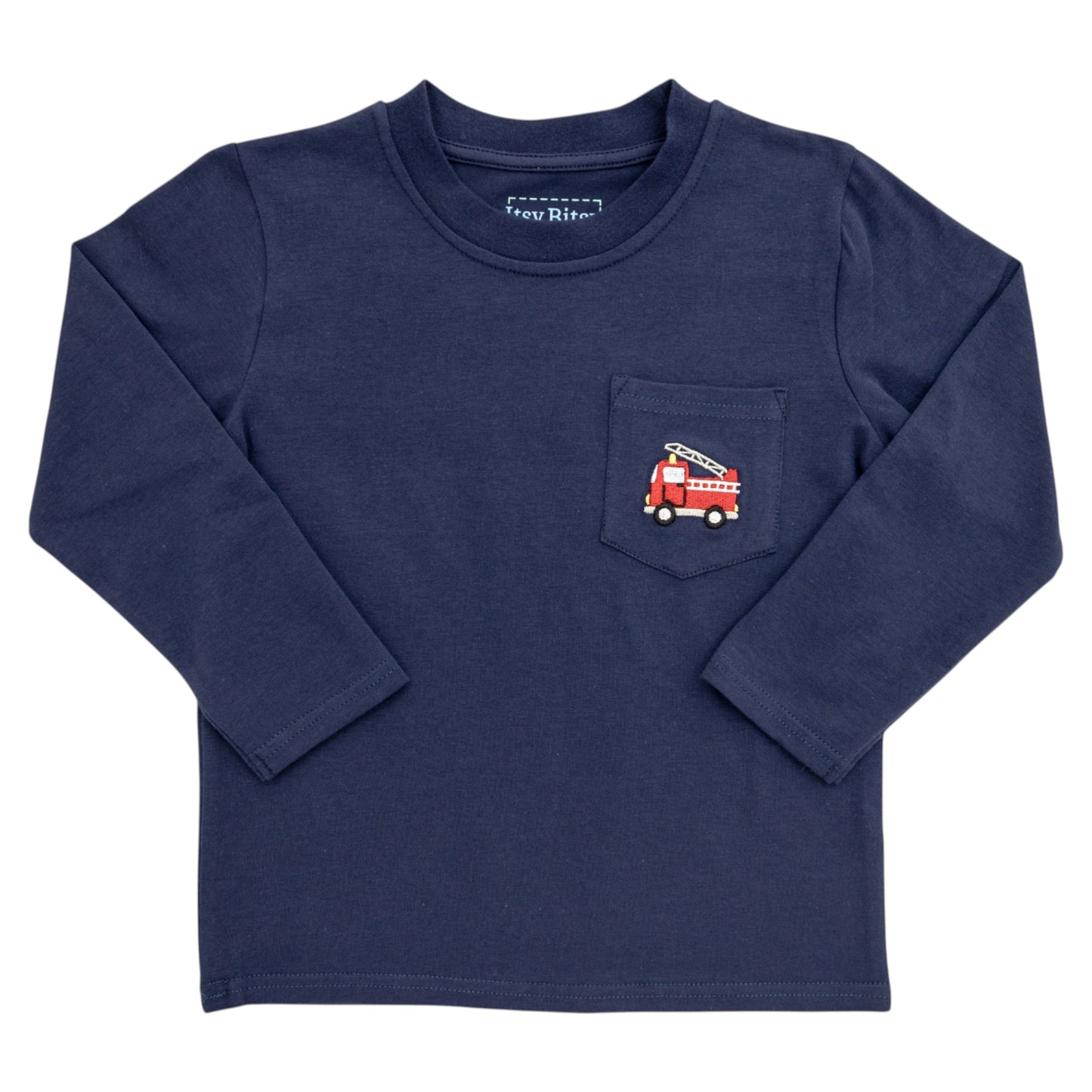 Itsy Bitsy Firetruck Pocket T-Shirt