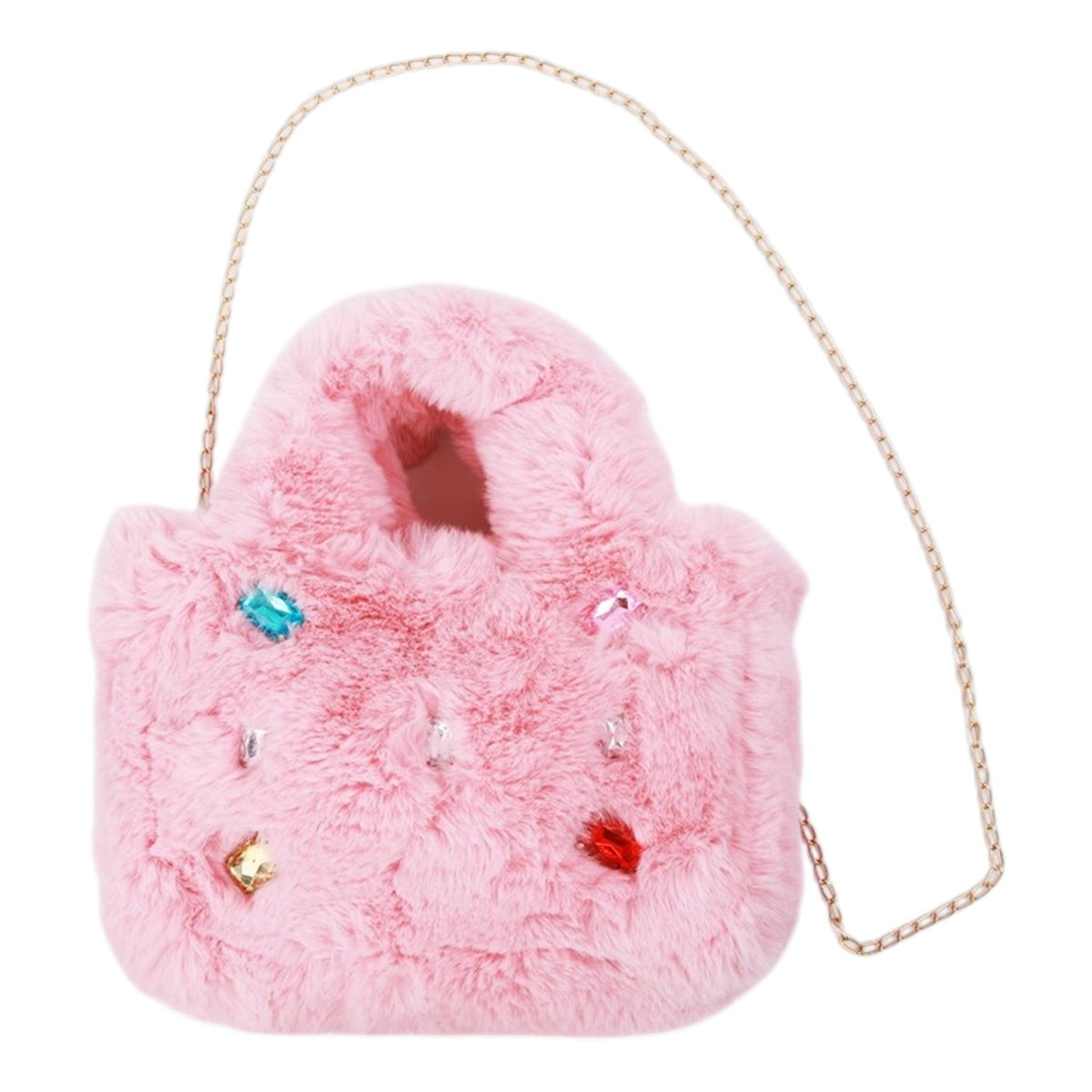 Sparkle Sisters Fur Jewel Purse