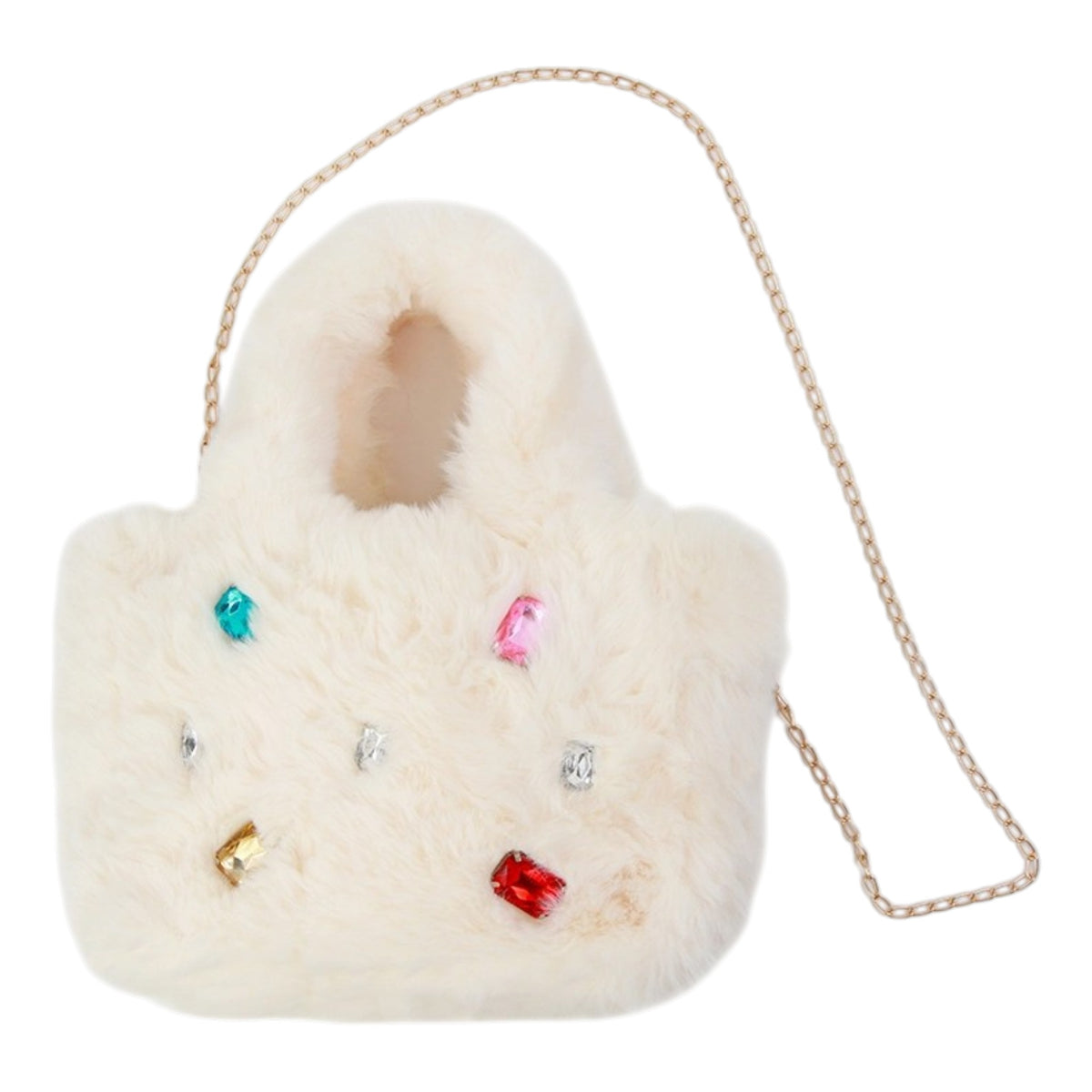 Sparkle Sisters Fur Jewel Purse