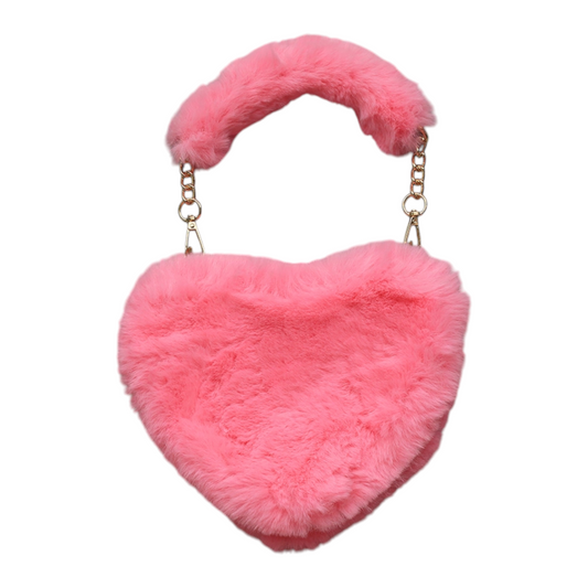 Sparkle Sisters Furry Heart Purse