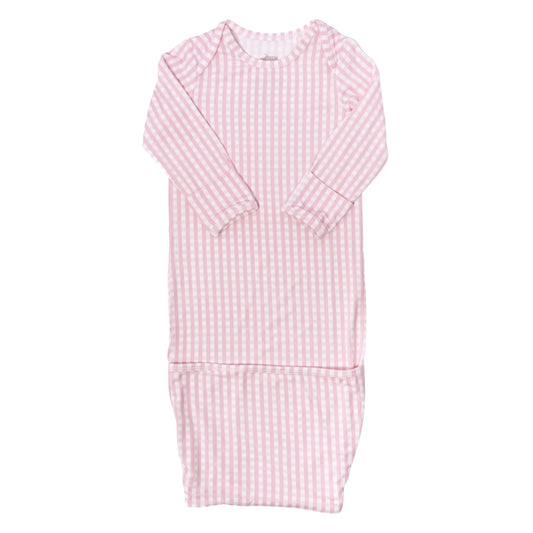 The Uptown Baby Gingham Newborn Gown
