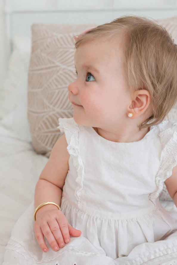 Cherished Moments 14K Gold-Plated Bangle Bracelet
