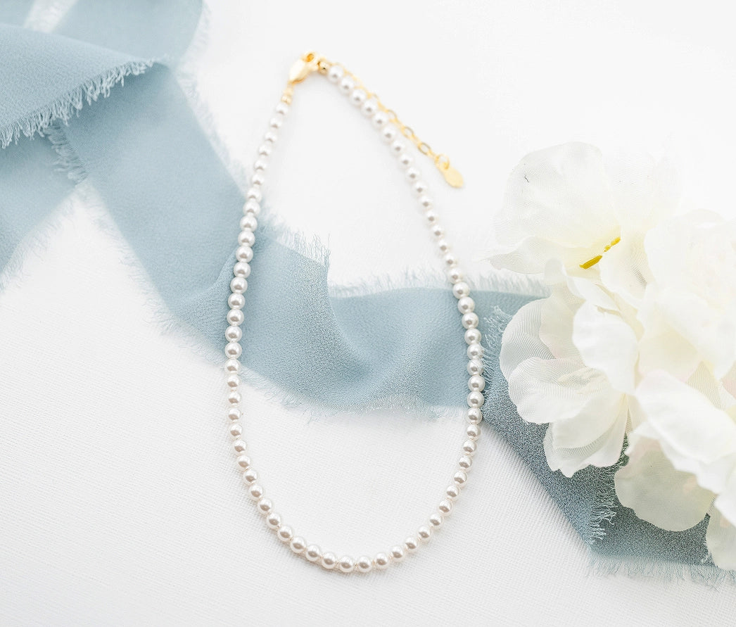 Cherished Moments Audrey 14K Gold-Plated Pearl Necklace