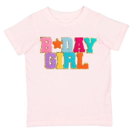 Sweet Wink Birthday Girl Patch T-Shirt