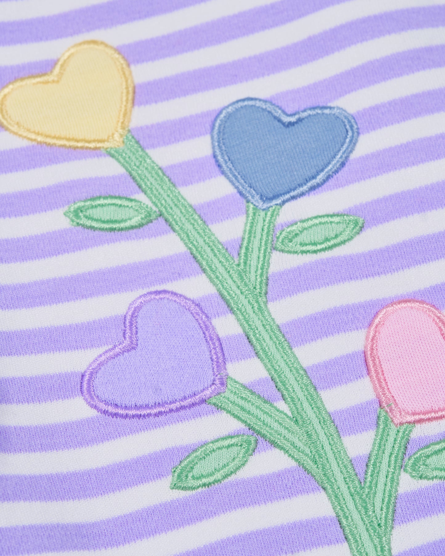 Florence Eiseman Knit Dress With Heart Flowers