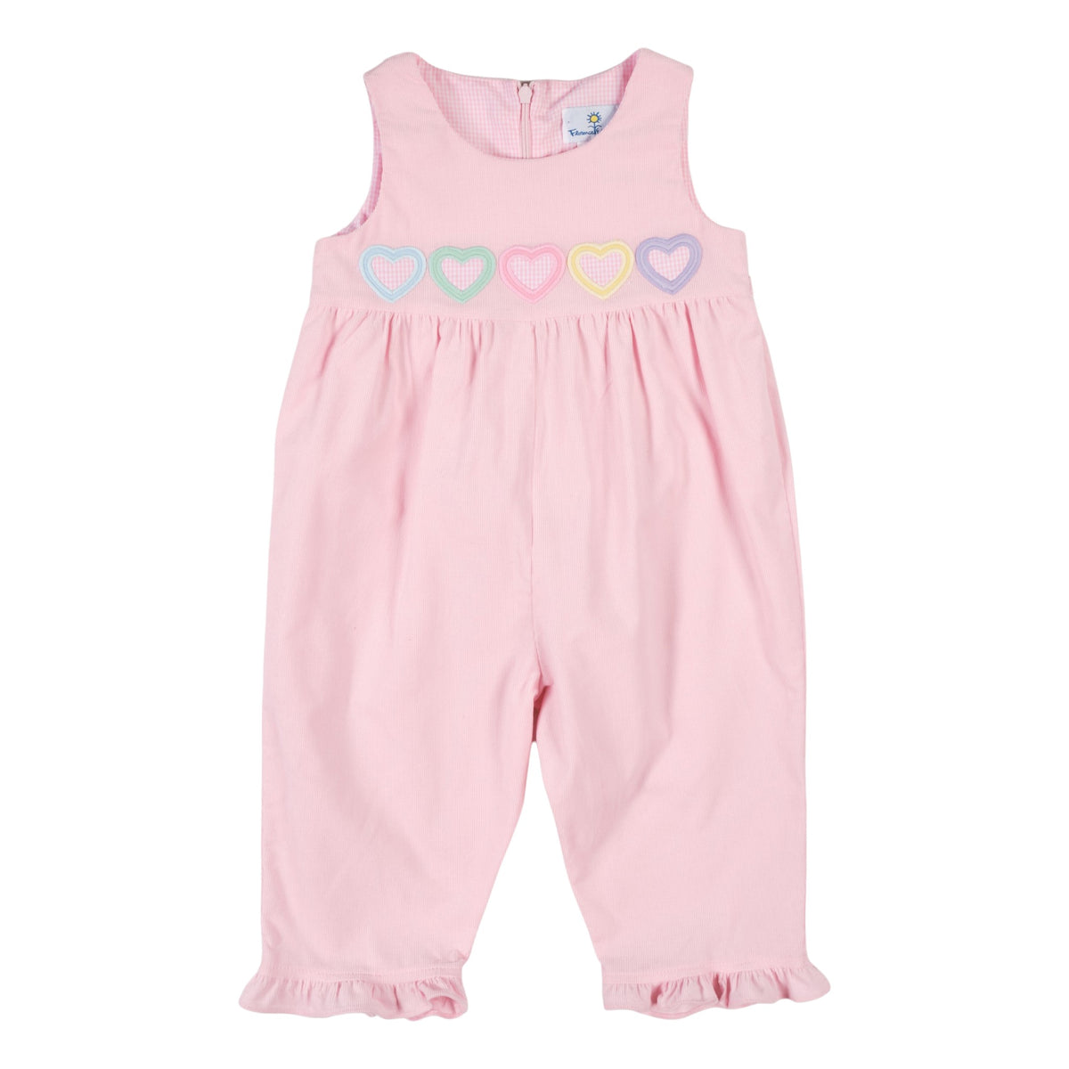 Florence Eiseman Corduroy Romper With Hearts