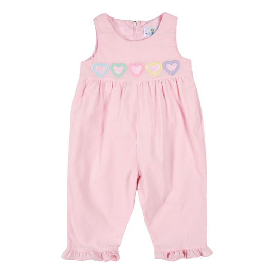 Florence Eiseman Corduroy Romper With Hearts