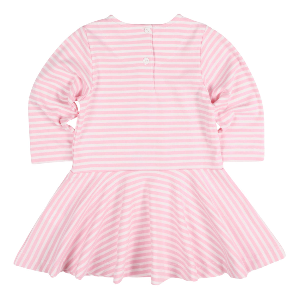 Florence Eiseman Knit Stripe Dress with Hearts