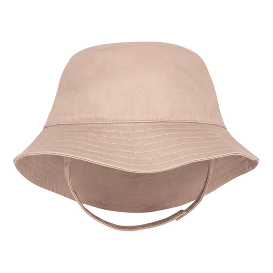 Wee Ones Cotton Twill Bucket Hat with Straps