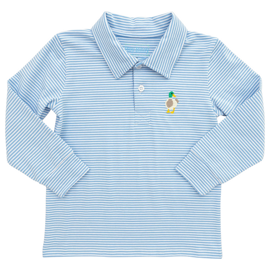 Itsy Bitsy Striped Mallard Polo
