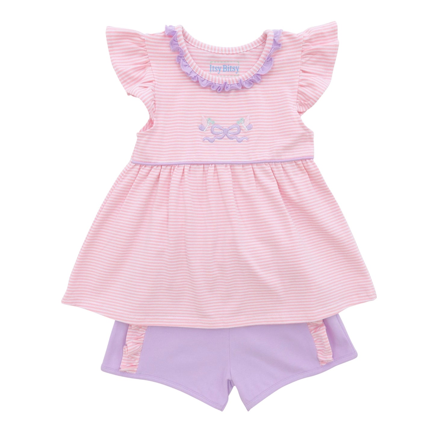 Itsy Bitsy Butterfly And Bows Short Set