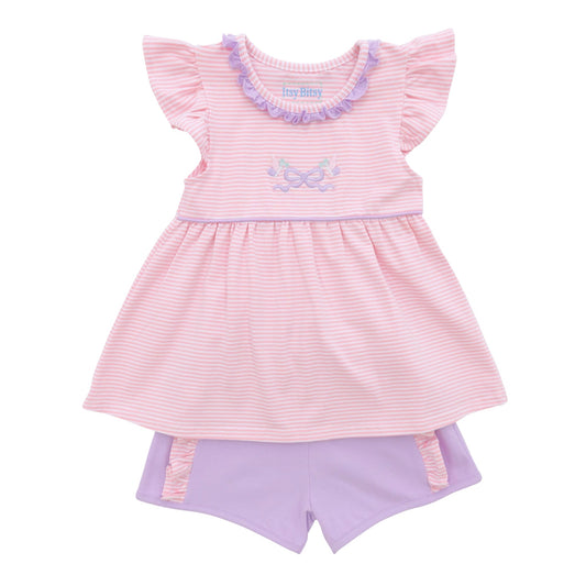 Itsy Bitsy Butterfly And Bows Short Set