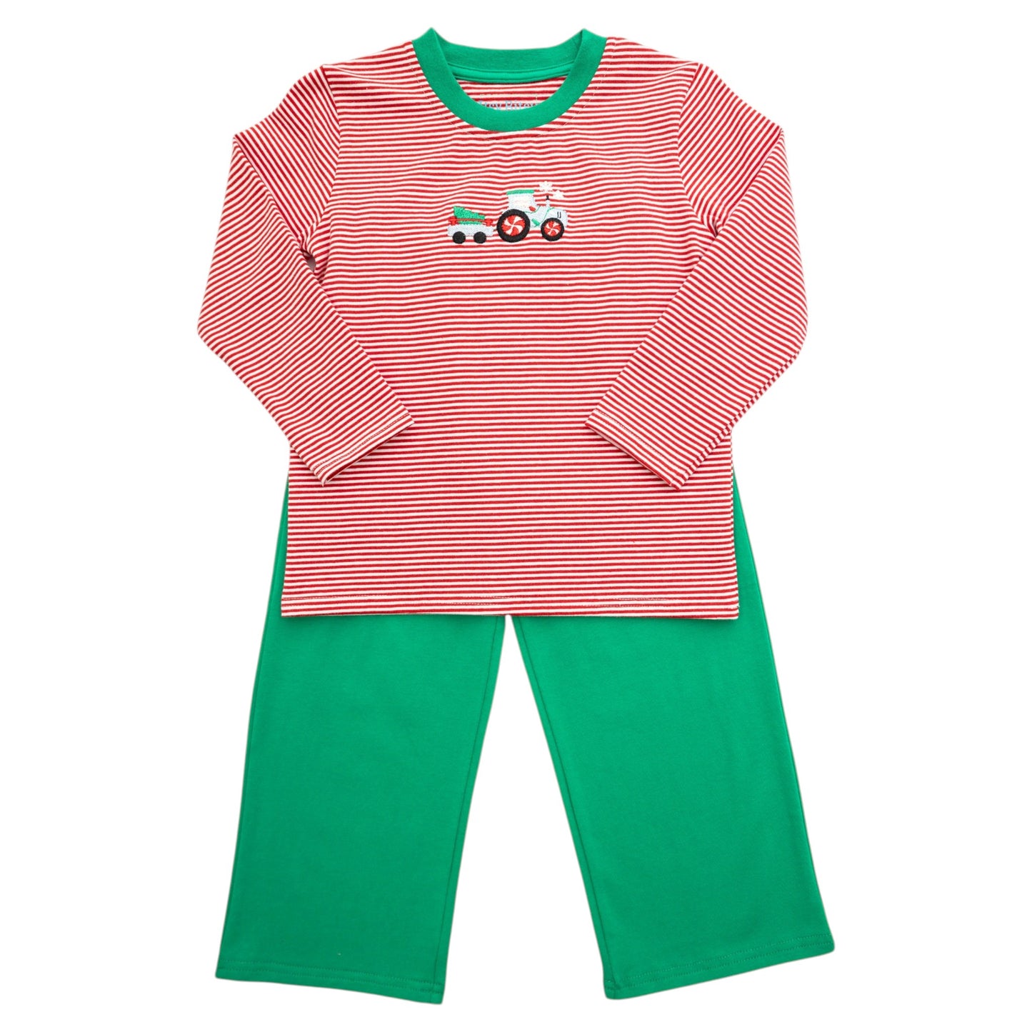 Itsy Bitsy Christmas Tractor Pant Set