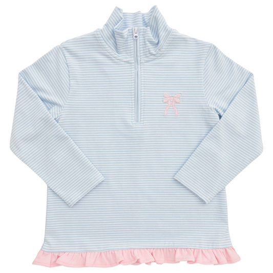 Itsy Bitsy Bow Ruffle Pullover