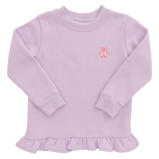 Itsy Bitsy Ballet Shoes Ruffle Pullover