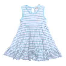 Load image into Gallery viewer, Luigi Striped 3 Tier Dress