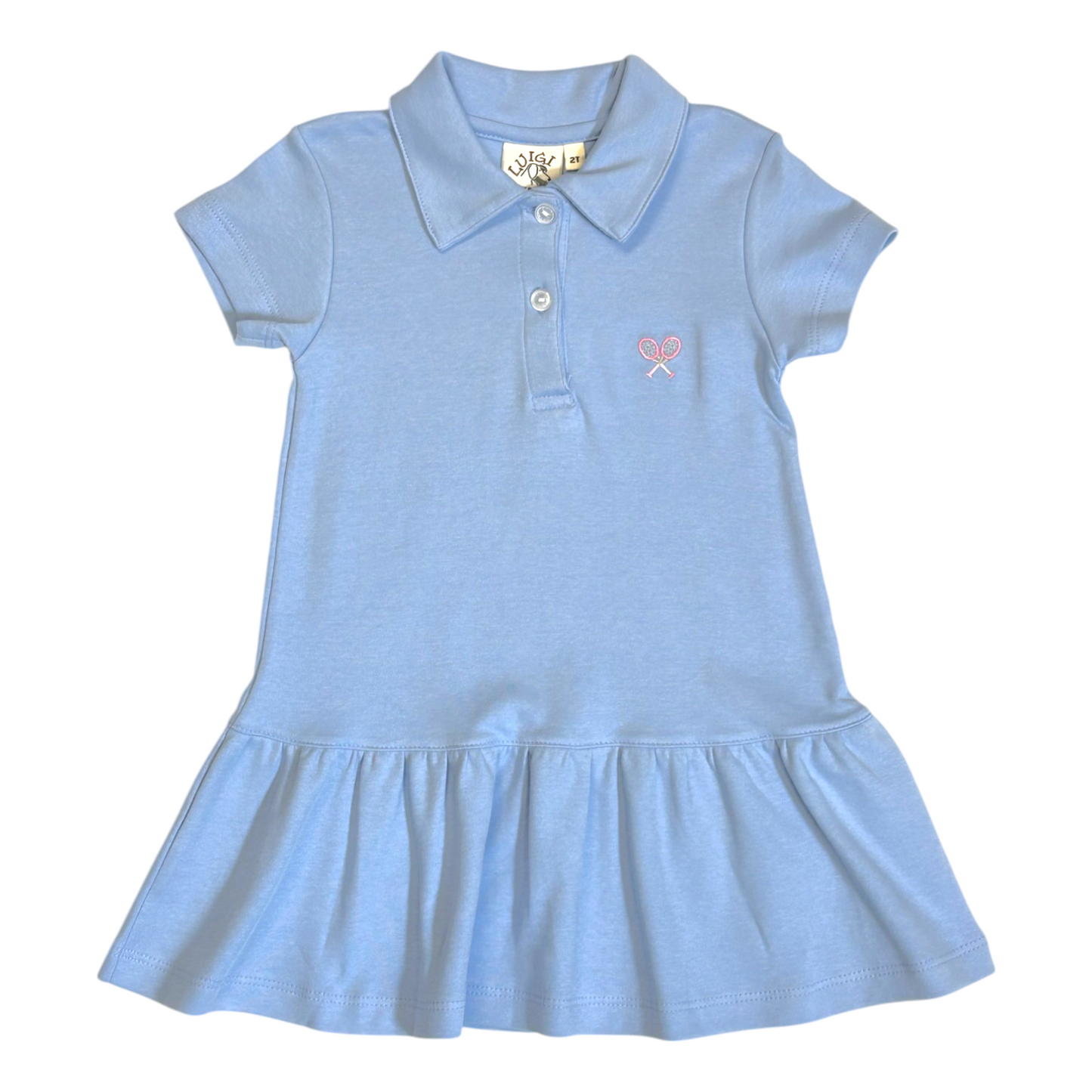 Luigi Racquets Embroidered Tennis Dress