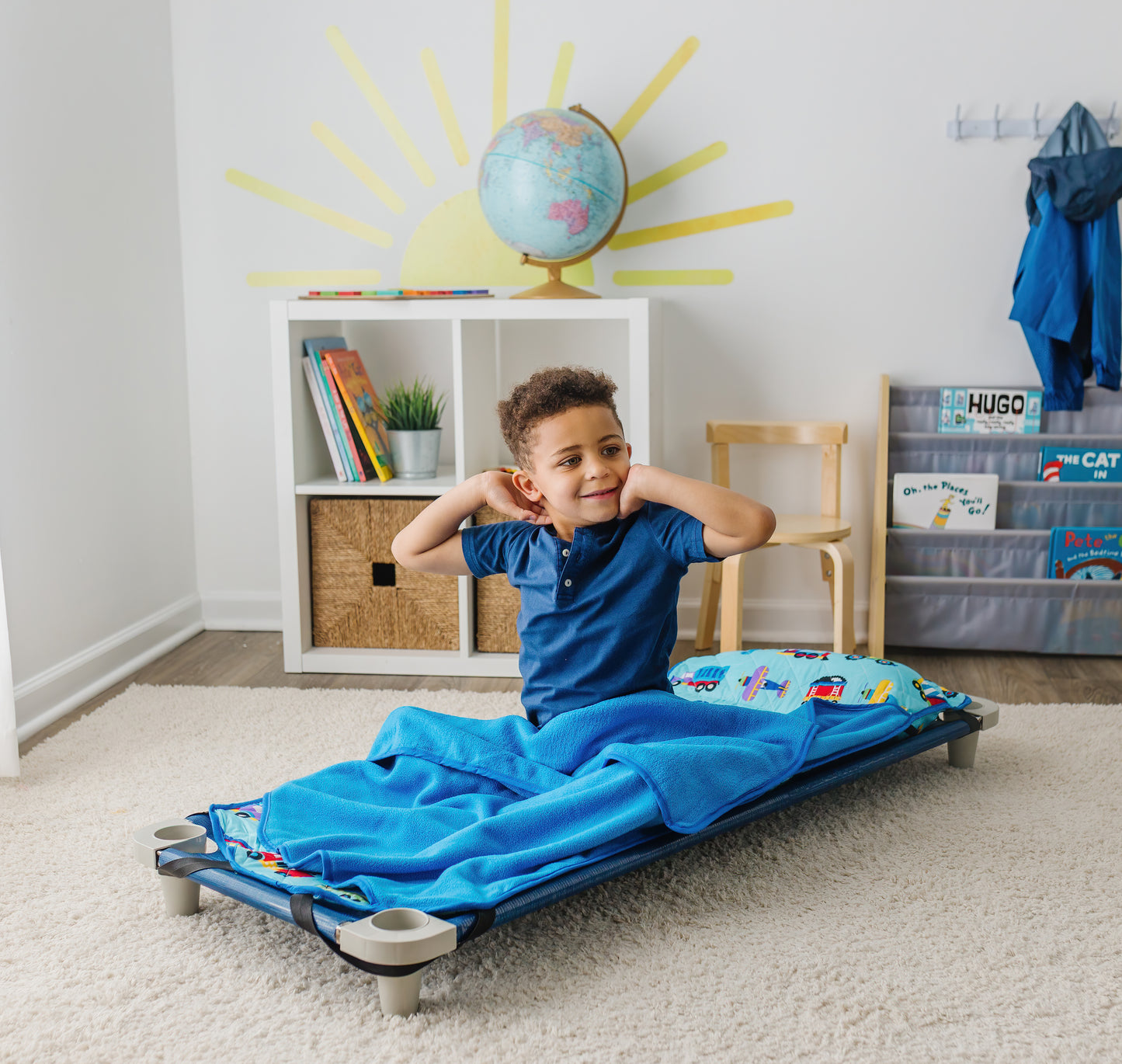 Wildkin Trains, Planes & Trucks Quilted Nap Mat