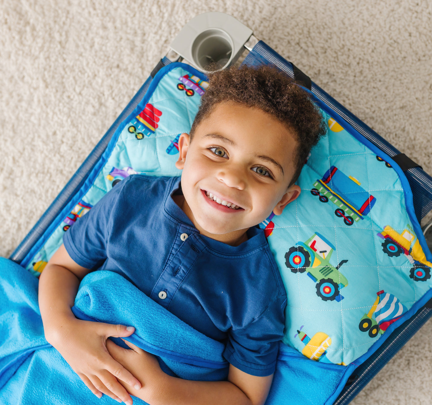 Wildkin Trains, Planes & Trucks Quilted Nap Mat
