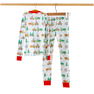 Nola Tawk Organic Cotton Moo-y Christmas Loungewear Set