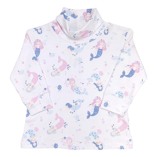Luigi Mermaid Print Turtleneck