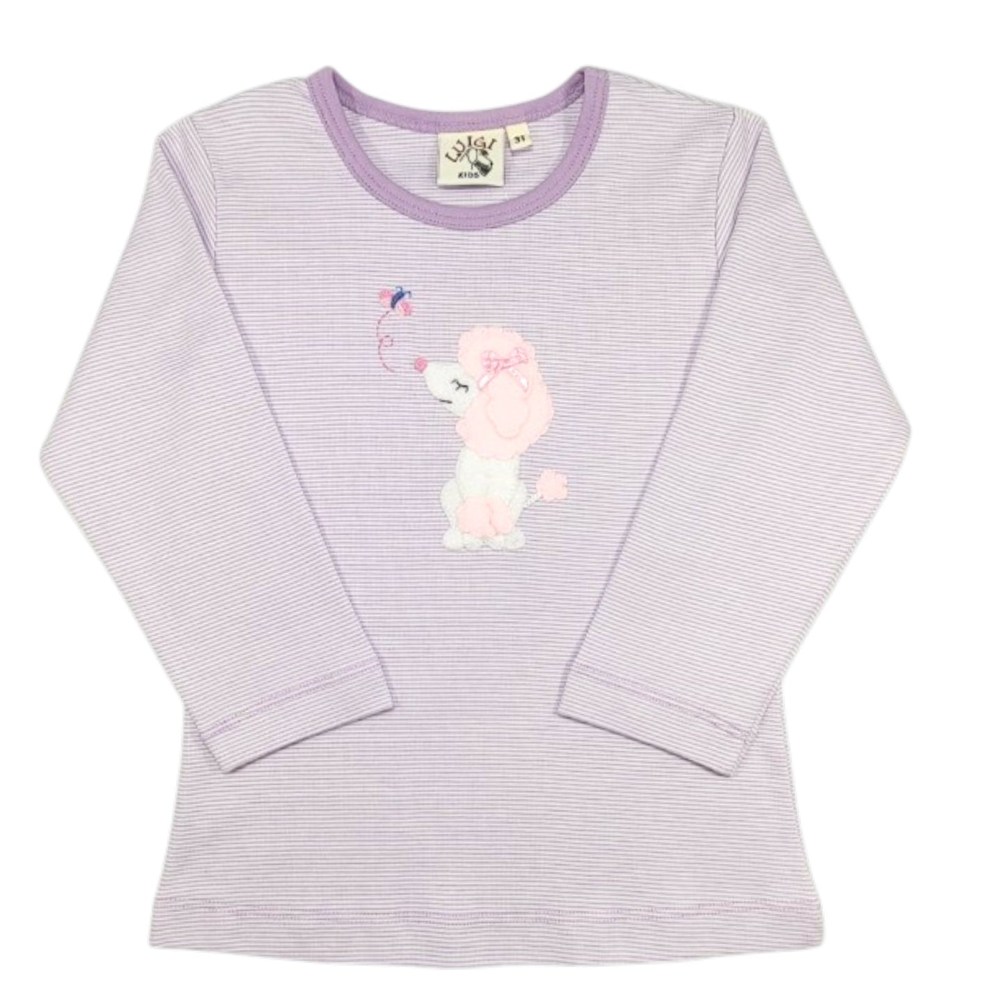 Luigi Poodle and Butterfly T-Shirt