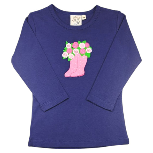 Luigi Rainboot With Flowers T-Shirt
