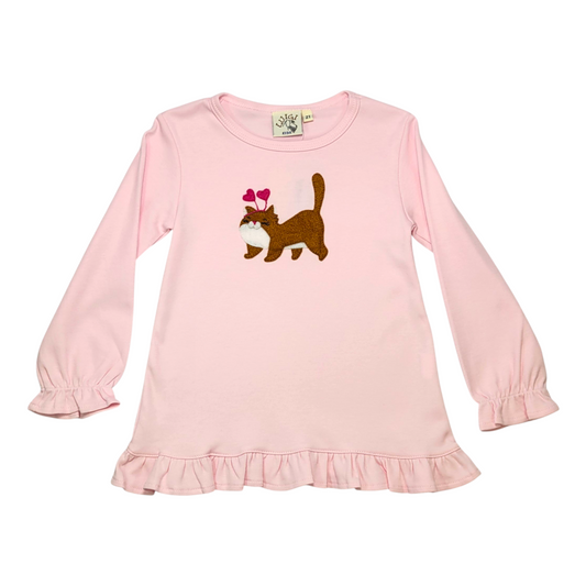 Luigi Cat With Heart Headband Swing Top