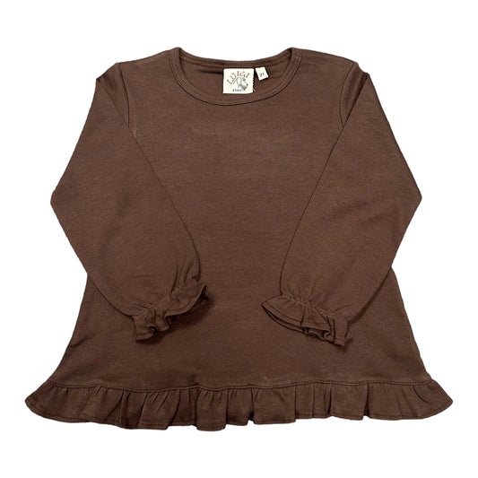 Luigi Long Sleeve Ruffle Swingtop