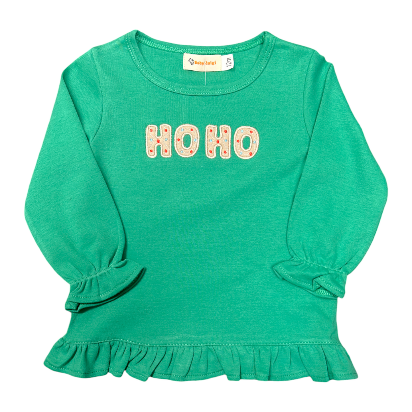 Luigi Ho Ho Applique Swingtop