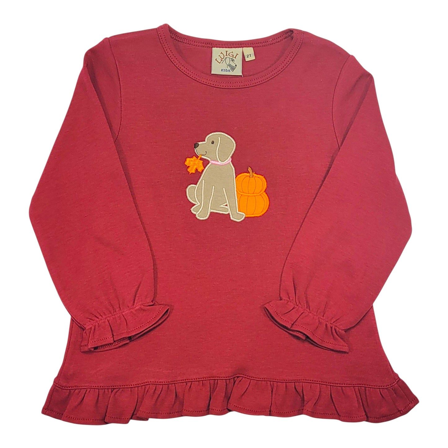 Luigi Labrador With Pumpkins Swing Top