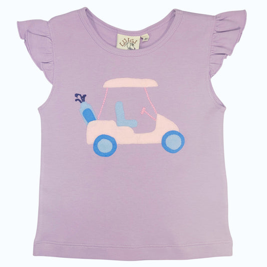 Luigi Golf Cart Flutter Sleeve Top