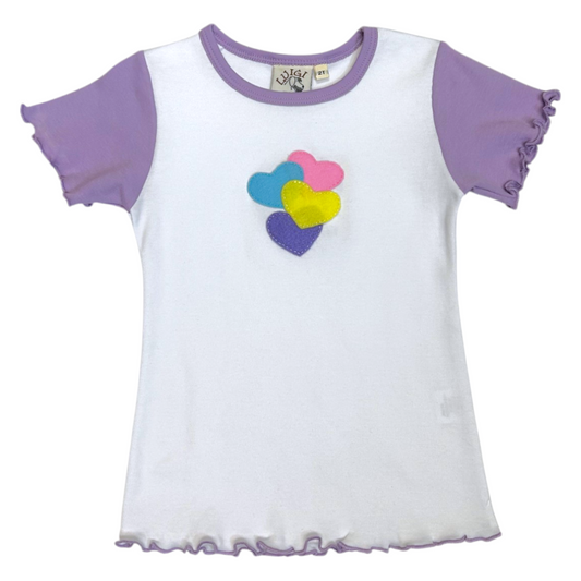 Luigi Bundle Of Hearts Hand Applique T-shirt