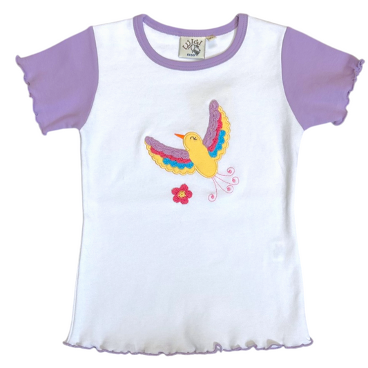 Luigi Sweet Bird Hand Applique Top