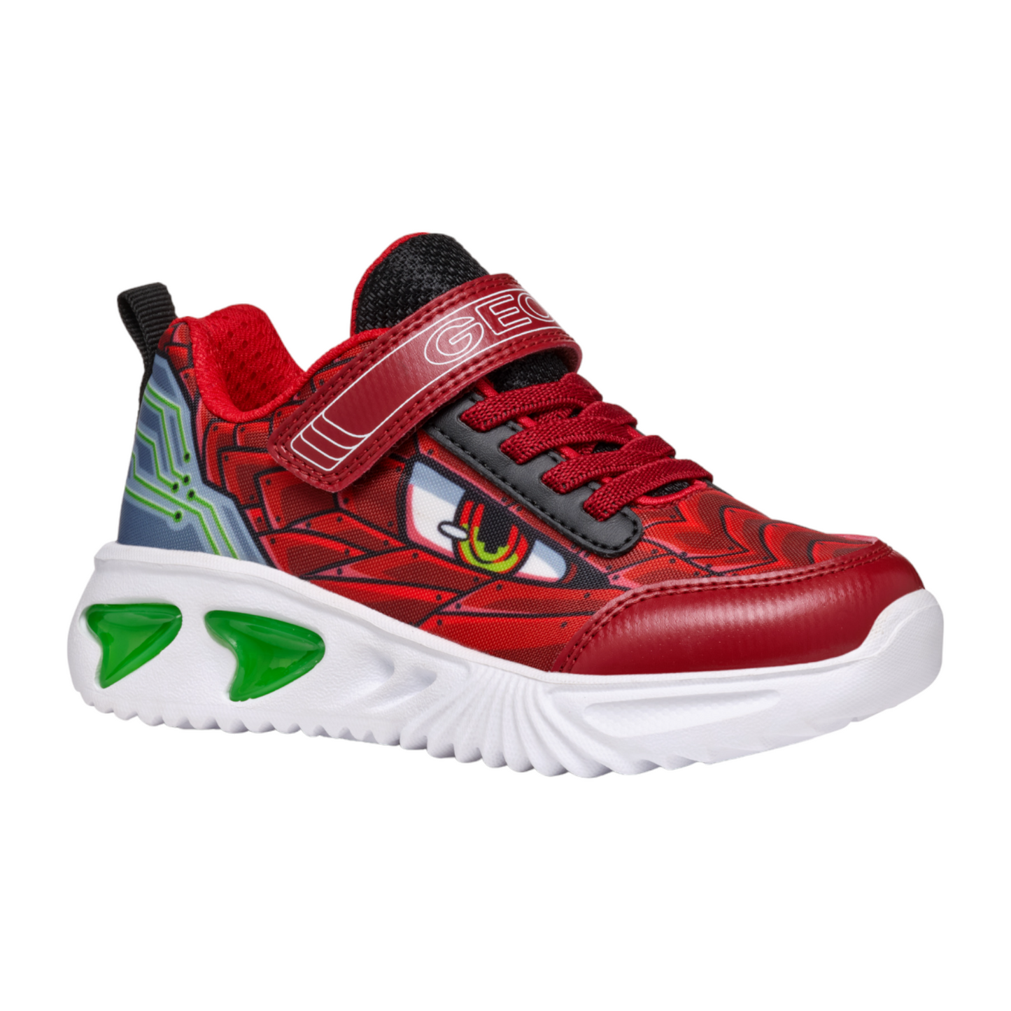 Geox Assister Light-Up Velcro Sneaker