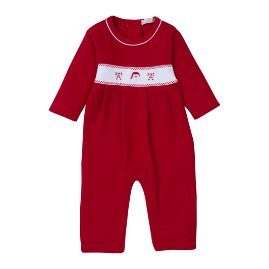 Kissy Kissy CLB Holiday Medley Hand Embroidered Romper